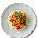 Icona di un piatto pronto gourmet.